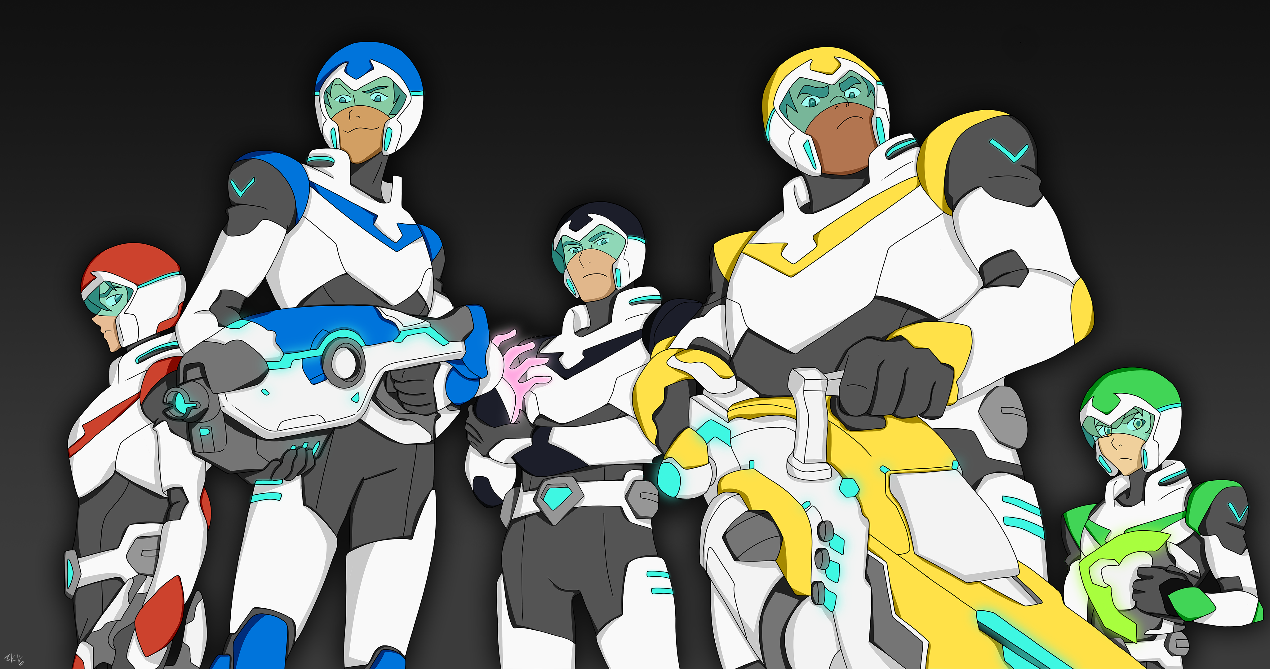 Voltron Force Assembled 4k Res Background By Puppyisms On