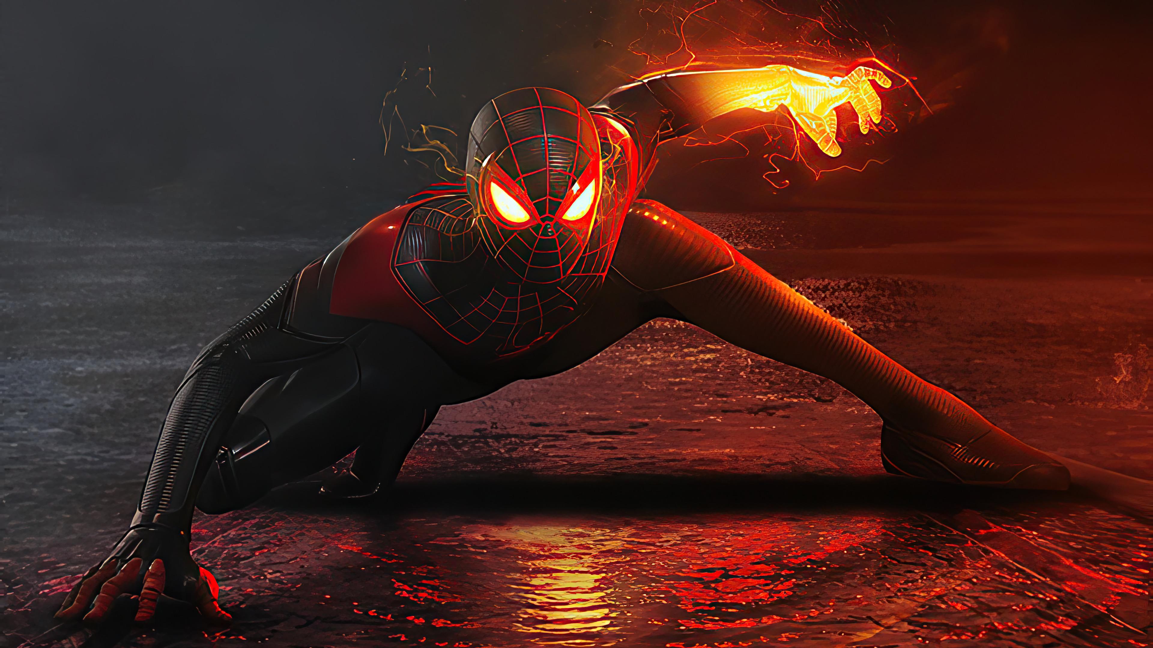 Marvels Spider Miles Morales PS5 Game HD 4K Wallpaper