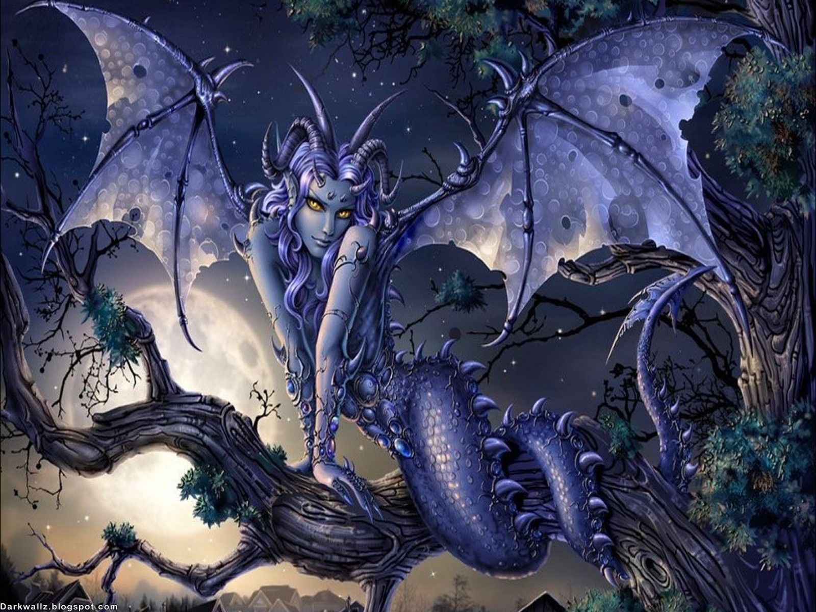 Gothic Dragon Wallpaper Top Background