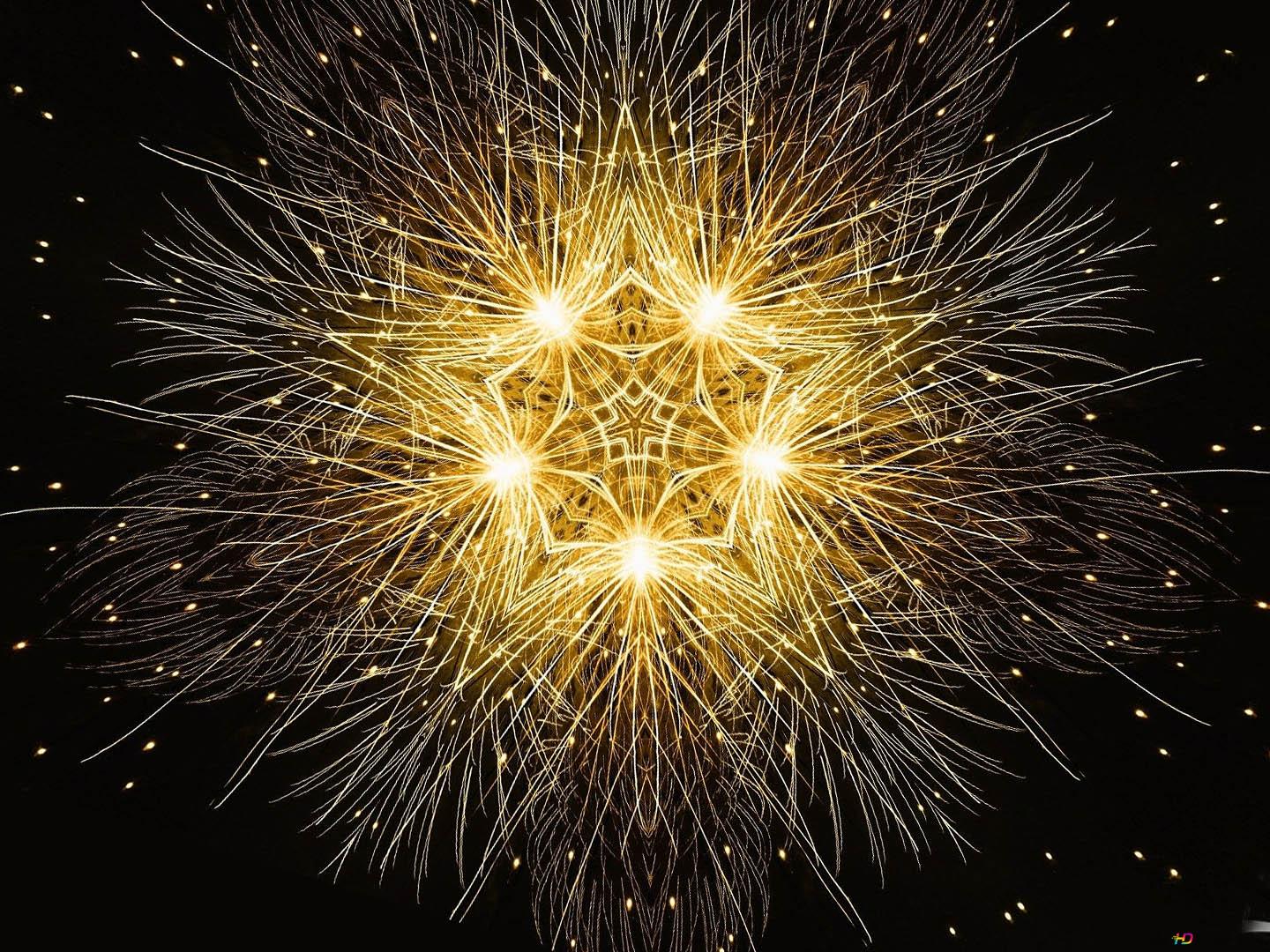 Gold Star HD Wallpaper