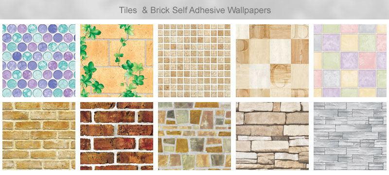Self Adhesive Wallpaper And Brick Effect