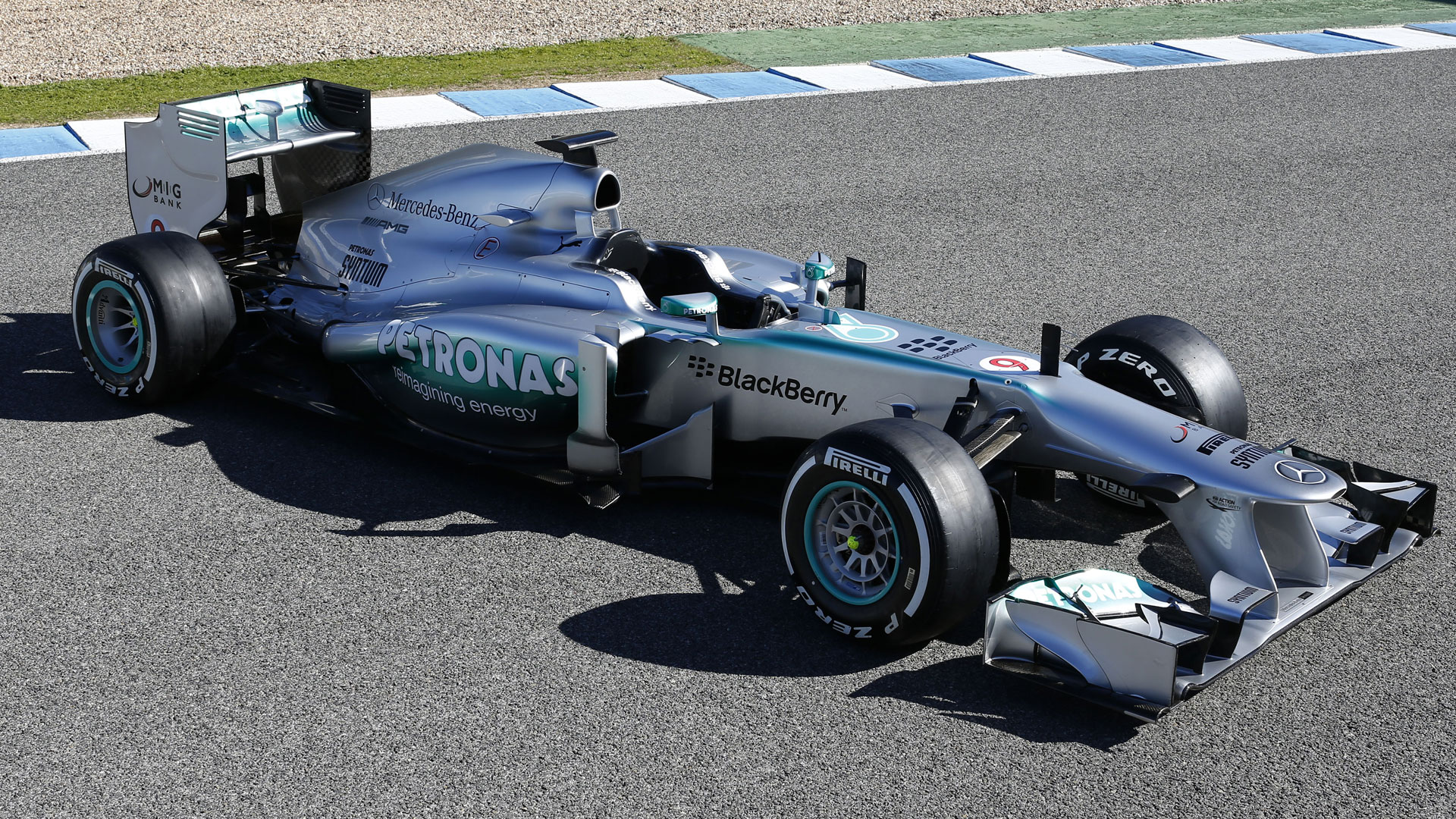 Mercedes Full HD Wallpaper Formula Car