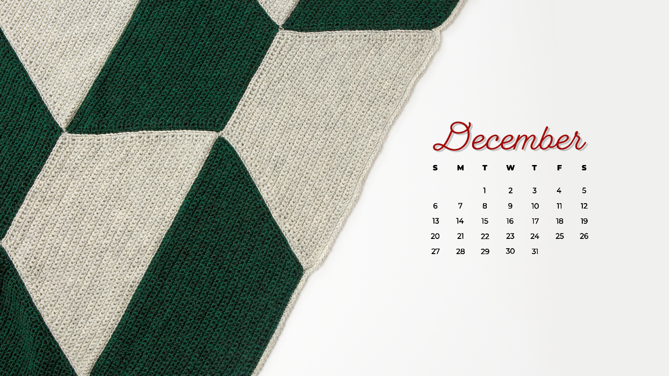 December Calendar Wallpaper Wecrochet Staff