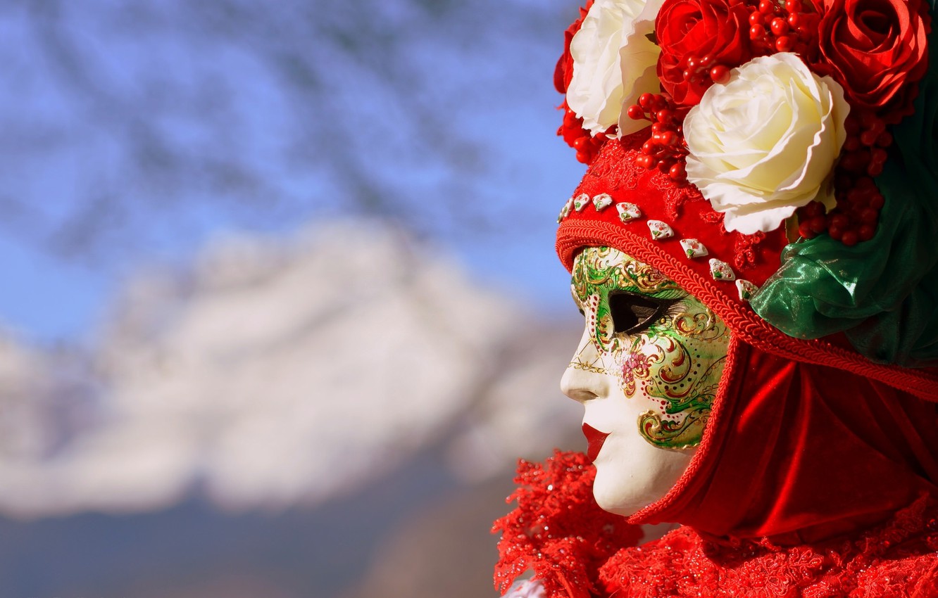 Wallpaper mask Italy Venice carnival images for desktop