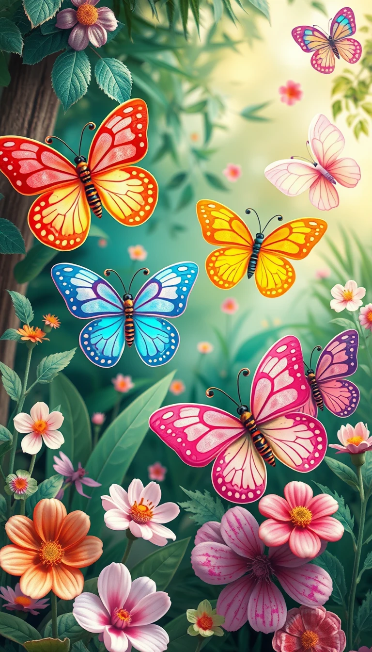 Cute Butterfly Wallpaper