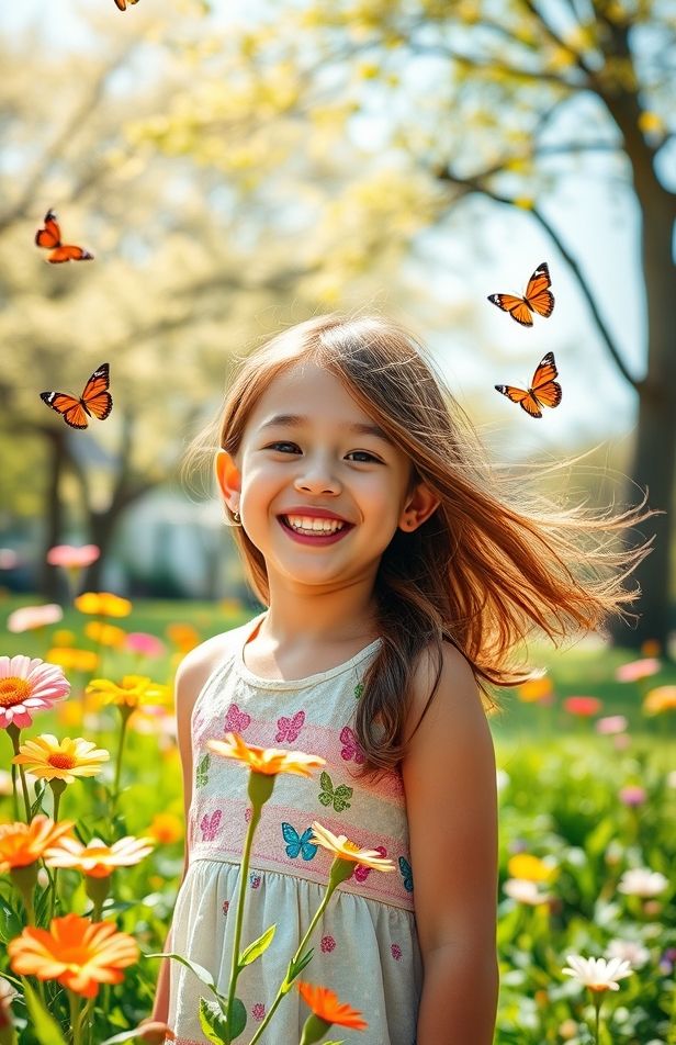 Happy Girl Wallpaper