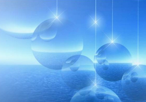 Sea Glass Balls Powerpoint Templates Ppt