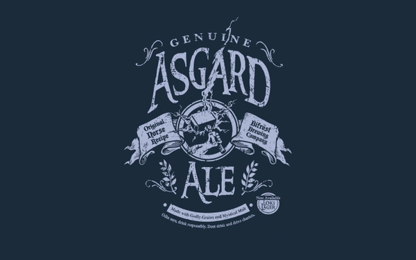 Humor Thor Asgard Ale Wallpaper