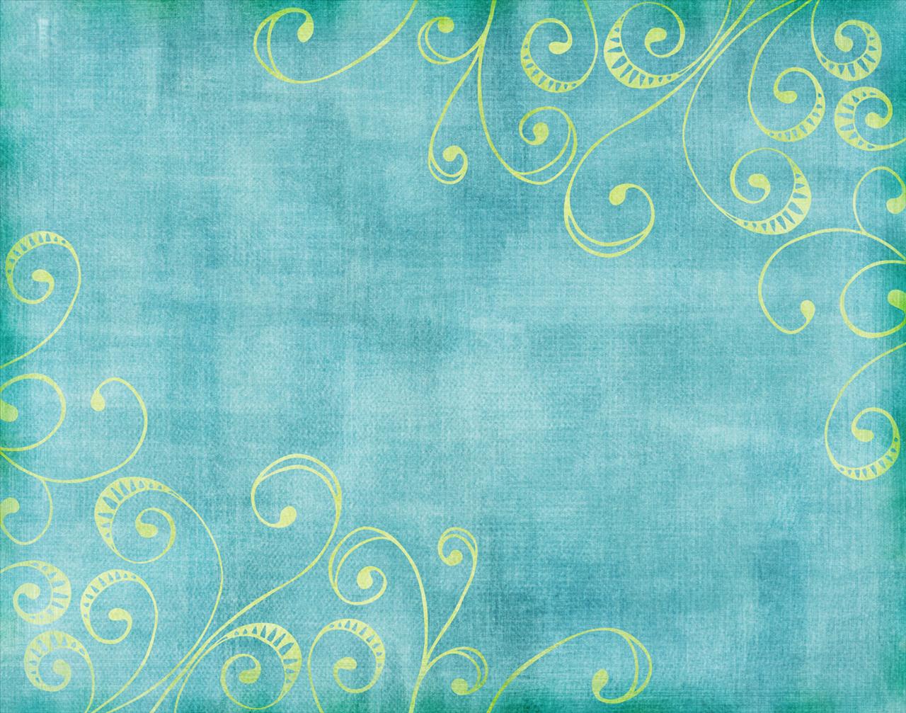 Turquoise And Gold Wallpaper