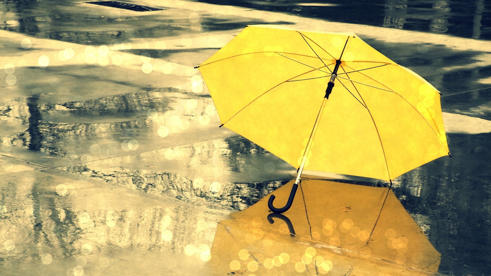 Yellow Umbrella Wallpaper High Resolution Stoc Cool