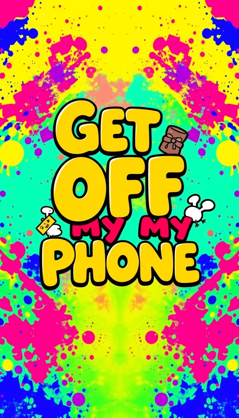 Get Off My Phone Wallpaper