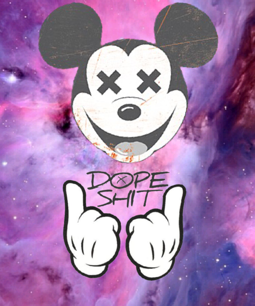 mickey mouse dope galaxy