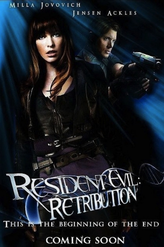 Resident Evil Retribution iPhone Wallpaper Poster