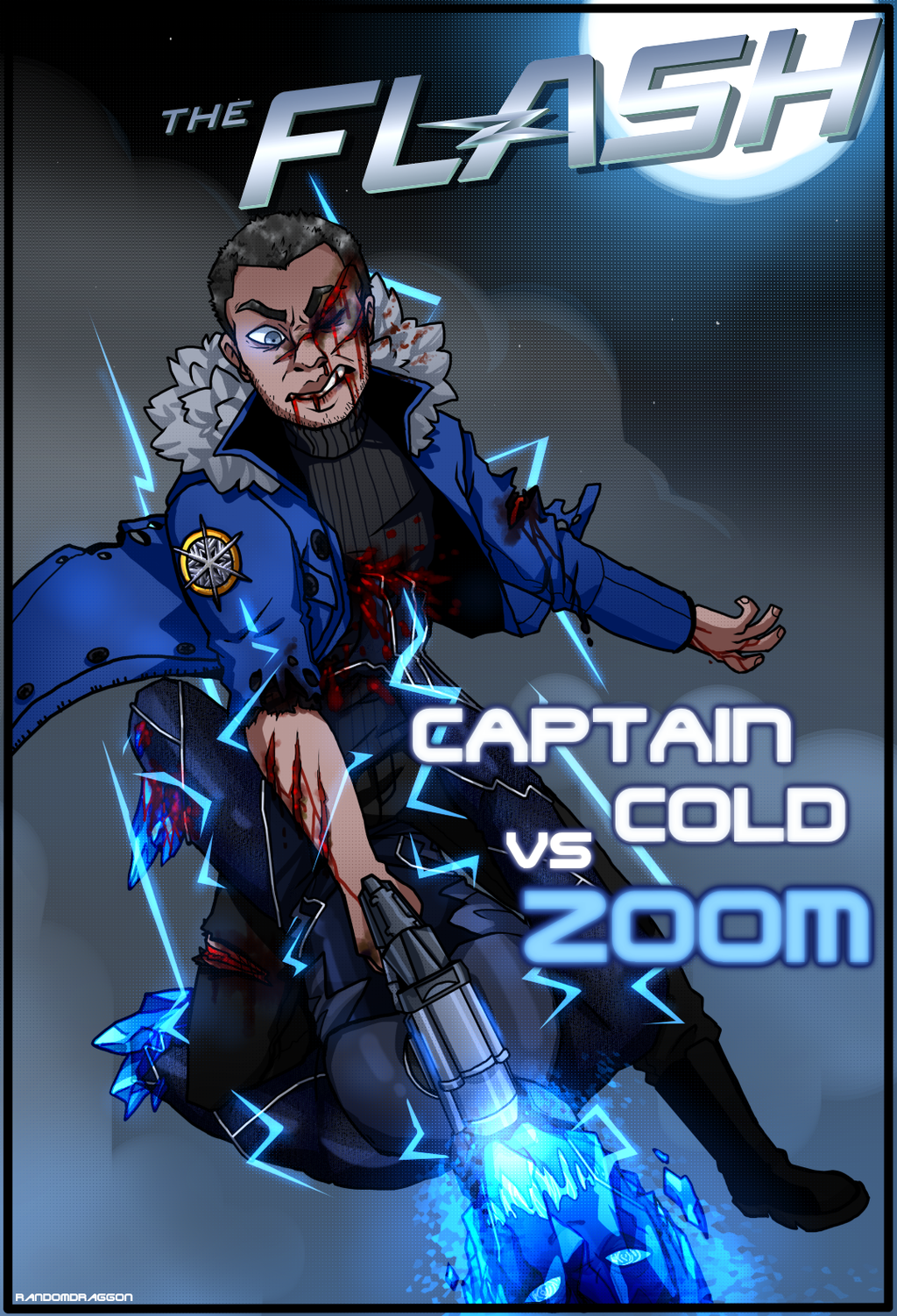 Captain Cold Vs Zoom By Randomdraggon