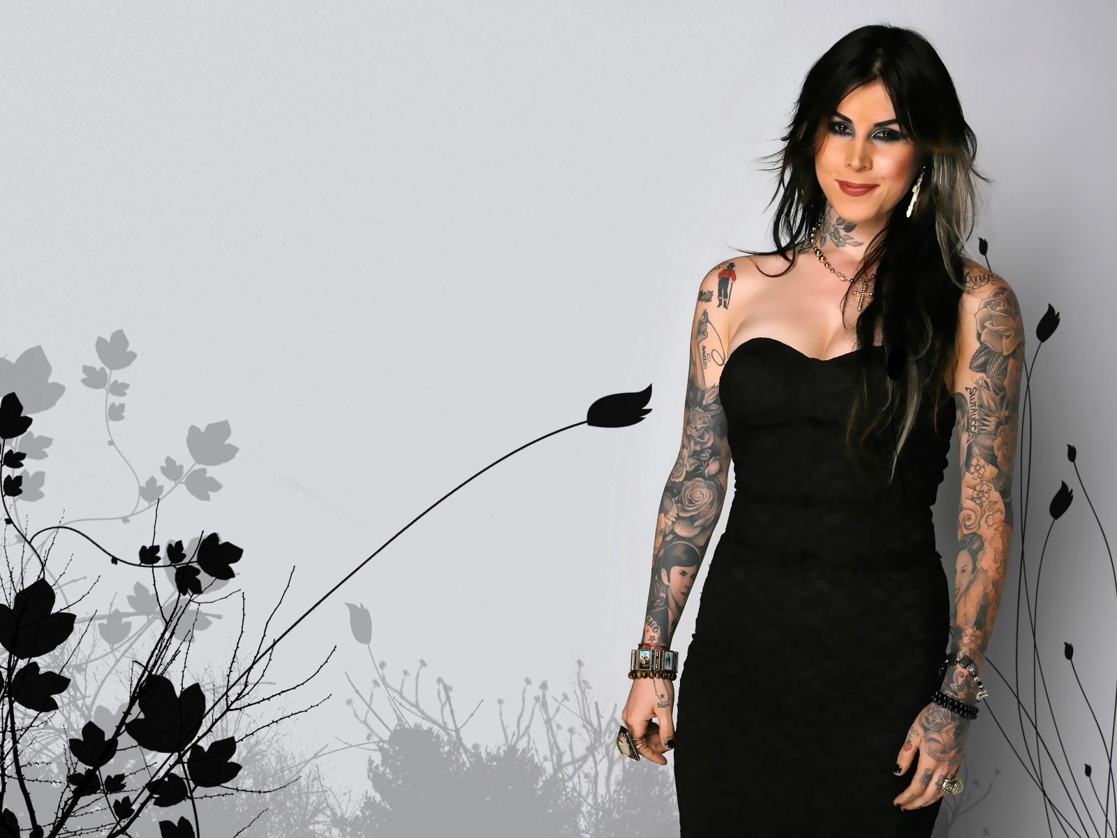 HD Kat Von D Tattoo Wallpaper