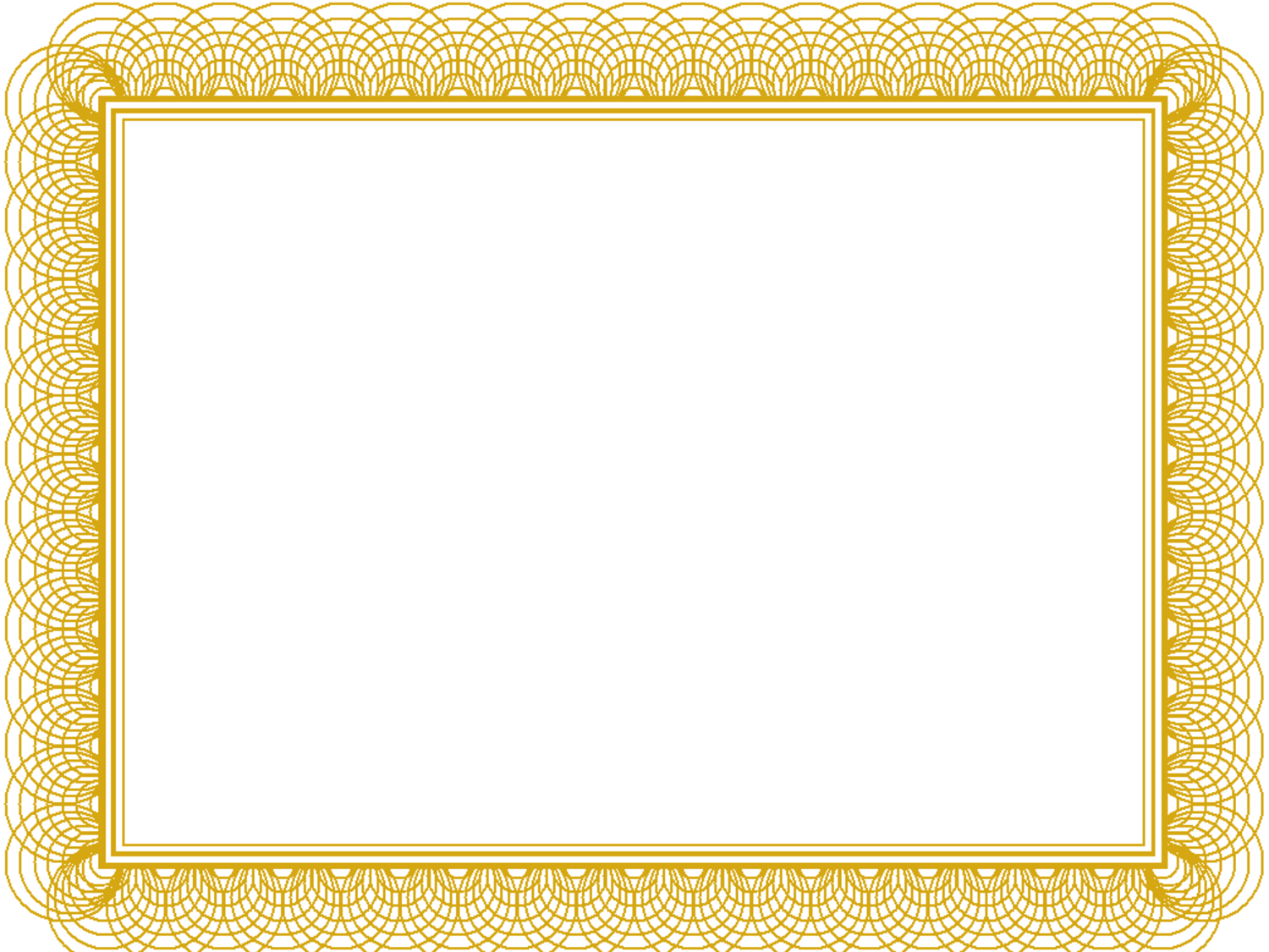 Black Background With Gold Border