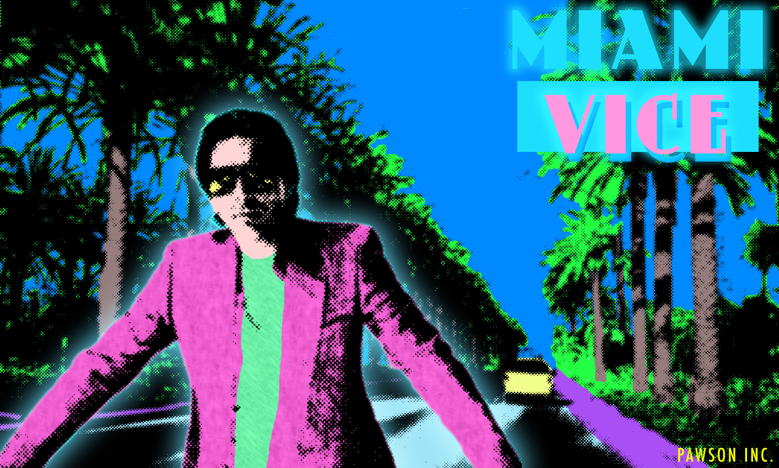 Miami Vice Pop Art By Jpawson