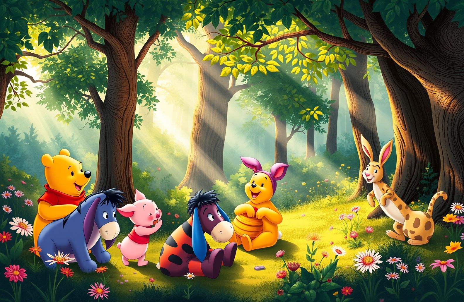 Classic Winnie The Pooh Wallpaper