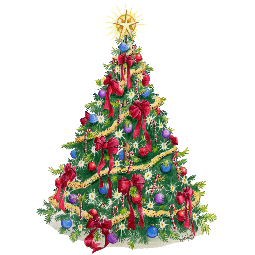 Christmas Tree iPad Wallpaper
