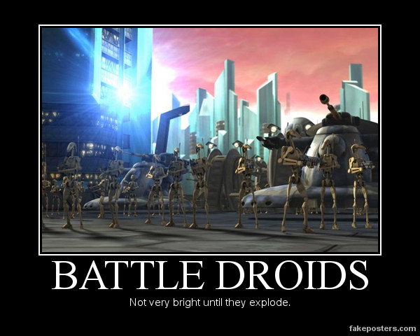 Star Wars The Clone Battle Droids By Onikage108
