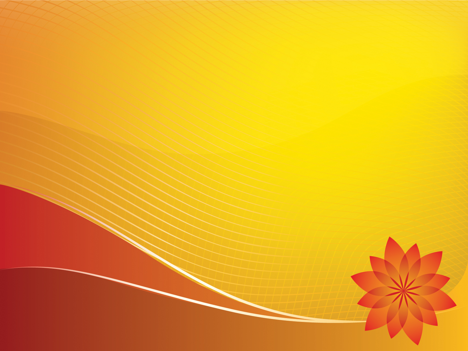Orange Sun Design Powerpoint Templates Holidays Red