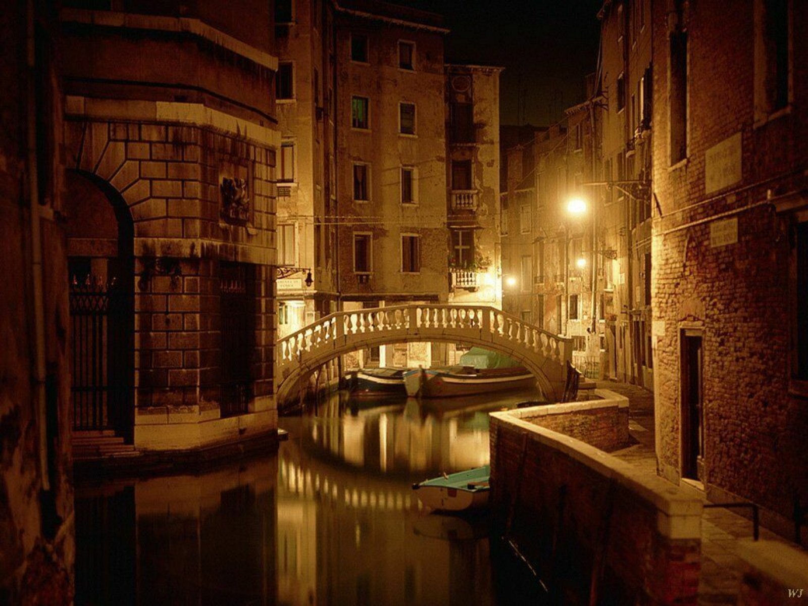 Beautiful Italy Venice After Dark Puter Desktop Wallpaper