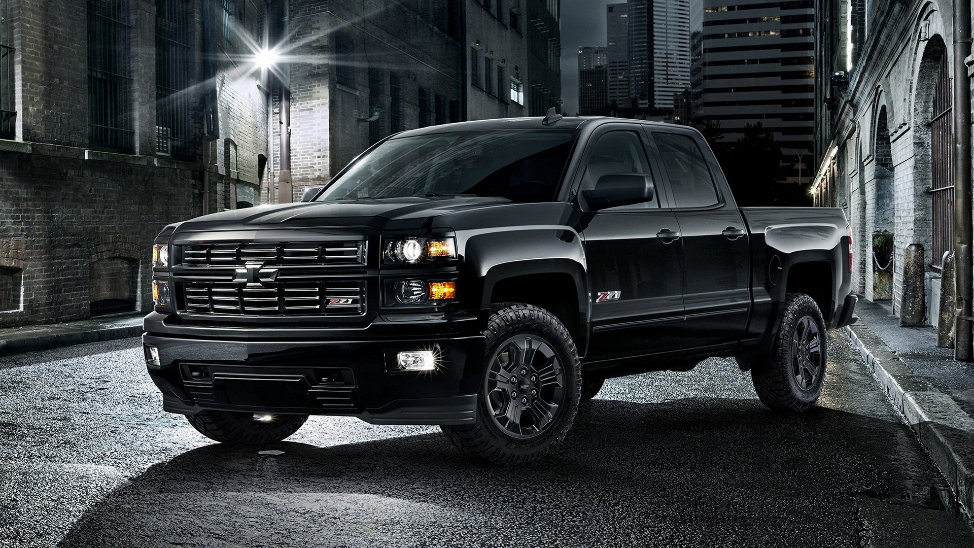 Chevrolet Silverado LT Z71 Midnight Double Cab 2015 Wallpapers and 1920x1080