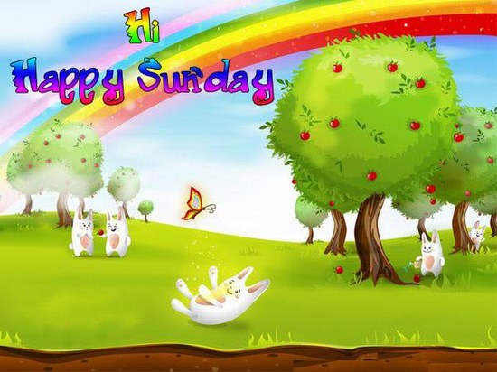 Happy Sunday Wallpaper 3d Digital