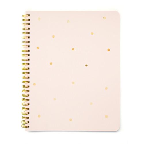Sugar Paper La Gold Dot Notebook In Pink Hattan Home