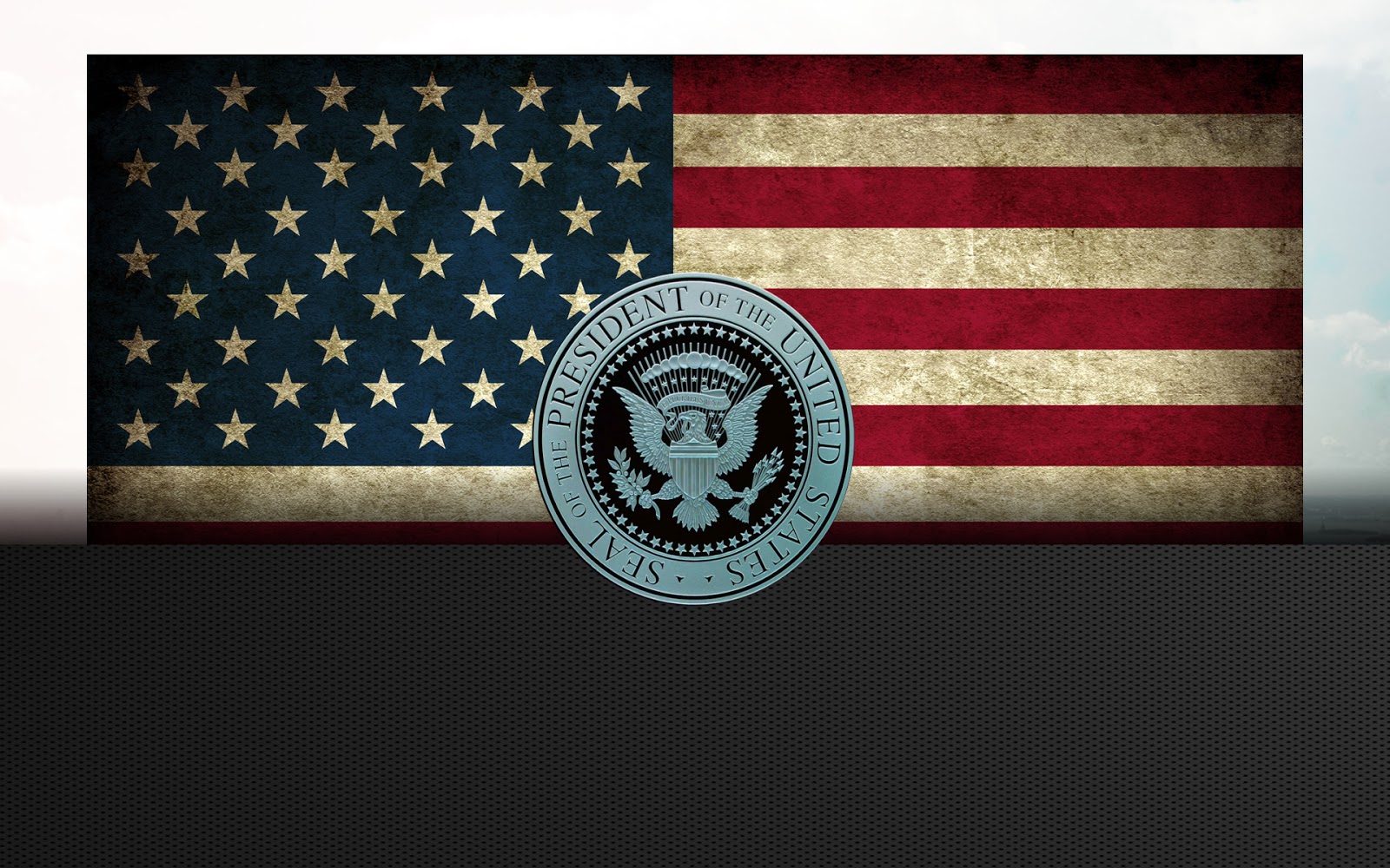 American Flag HD Wallpaper With Seal Of President Fever