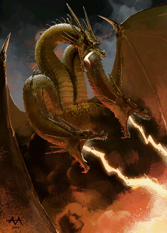 Megalon Fucking Phone Wallpaper King Ghidorah