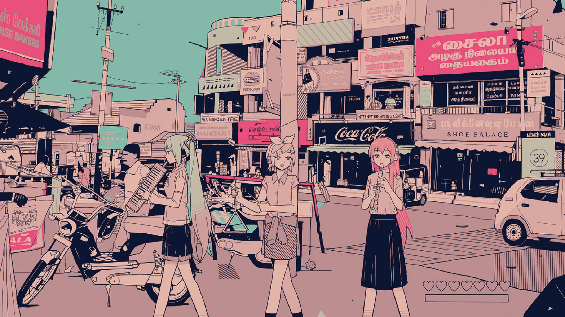 Pink Anime Aesthetic Wallpaper