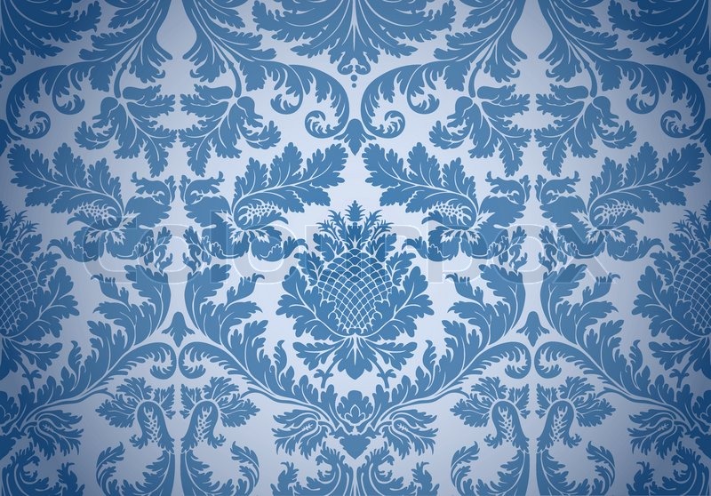 Old English Wallpaper Stock Vector Of