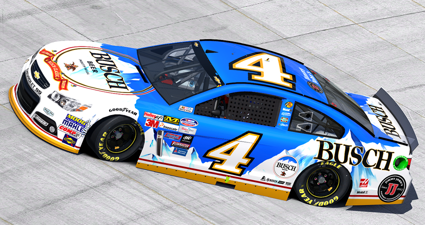 Kevin Harvick Busch By Justin Rowden Trading Paints