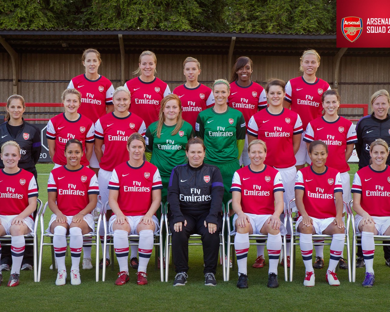 Arsenal Ladies Squad Season Wallpaper