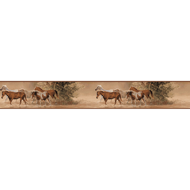 Free download Western Star Wallpaper Border BG1673BD ranch brown star