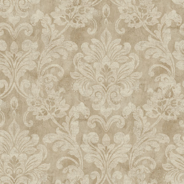 Metallic Gold Sophisticated Damask Wallpaper   Wall Sticker Outlet