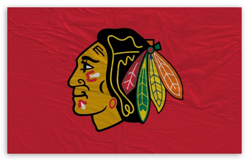 Wallpaper Chicago Blackhawks Flag