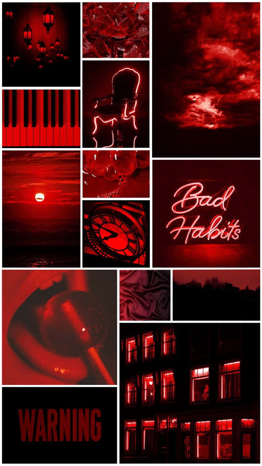 Red Cute Aesthetic Wallpaper
