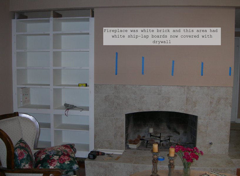 🔥 Free download Fireplace now covered with tile drywall and new