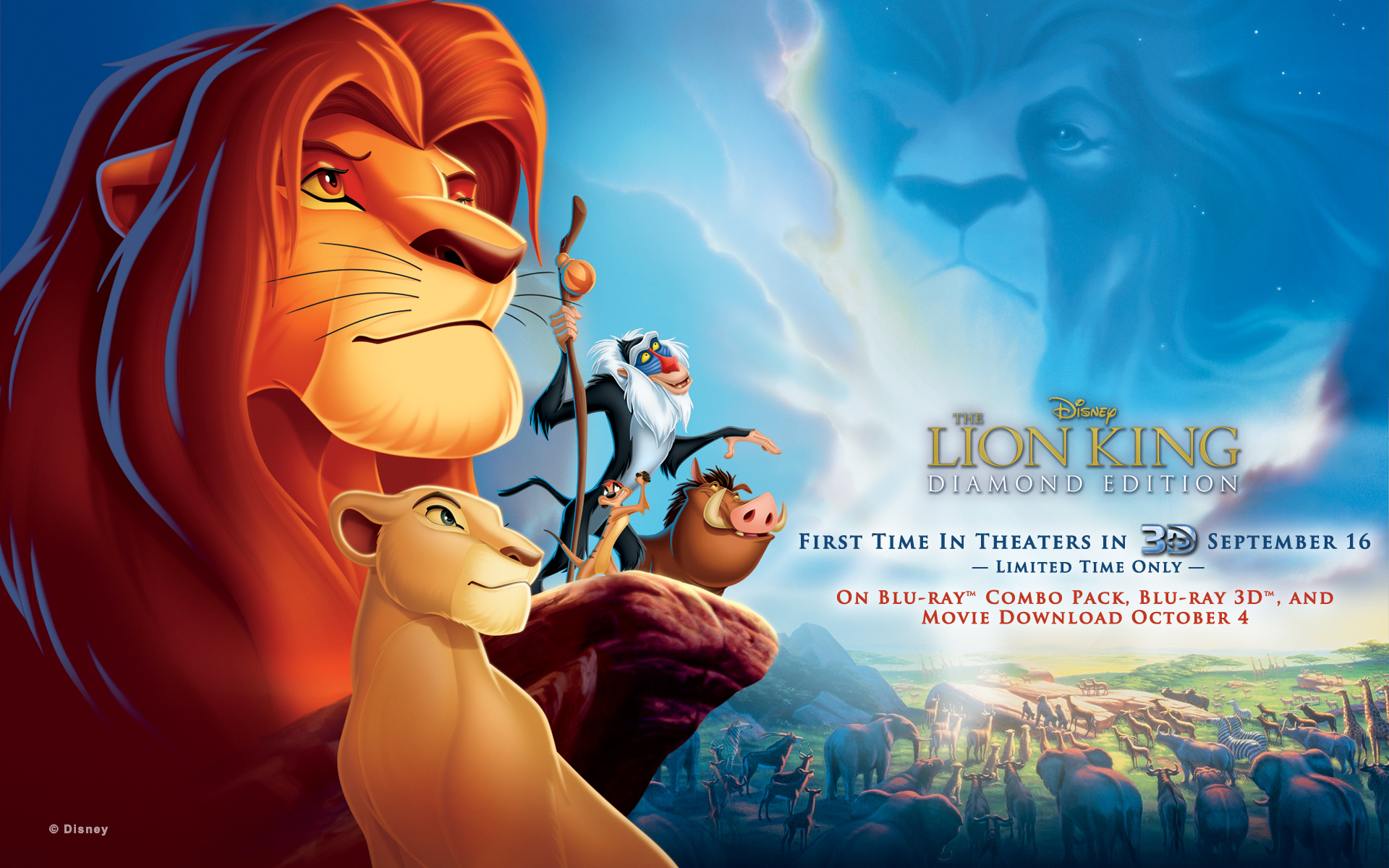 The Lion King 3d Wallpaper Movie