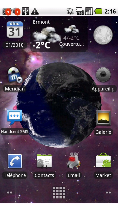 Earth Live Wallpaper A To Show Rotating Plas On