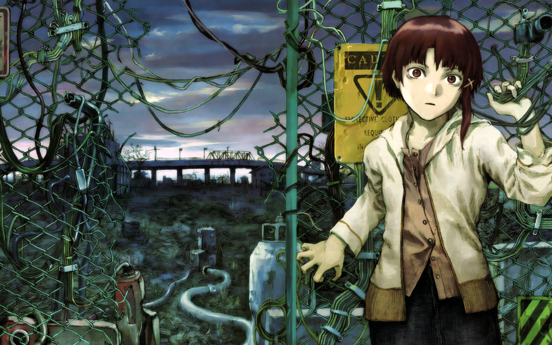 Free Download Lain Chain Link Fence Wallpaper 19x10 Full Hd Wallpapers 19x10 For Your Desktop Mobile Tablet Explore 75 Lain Wallpaper Serial Experiments Lain Wallpaper