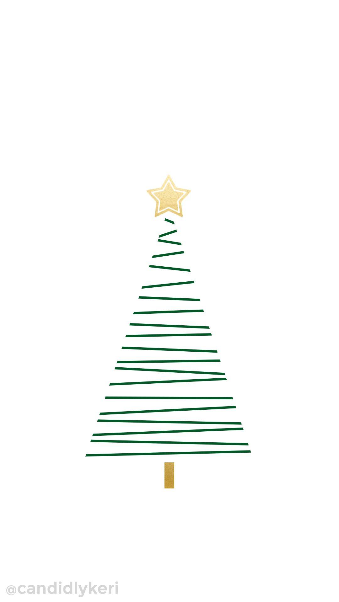 Christmas Tree drawn holiday background wallpaper you can download