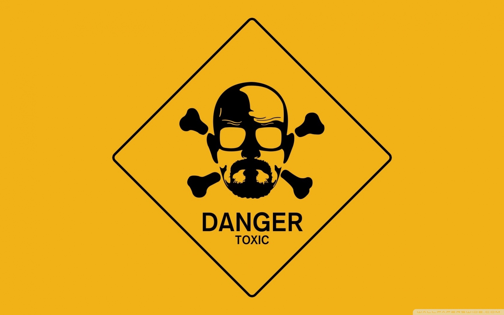 Breaking Bad Walt Danger Toxic Sign Ultra HD Desktop Background