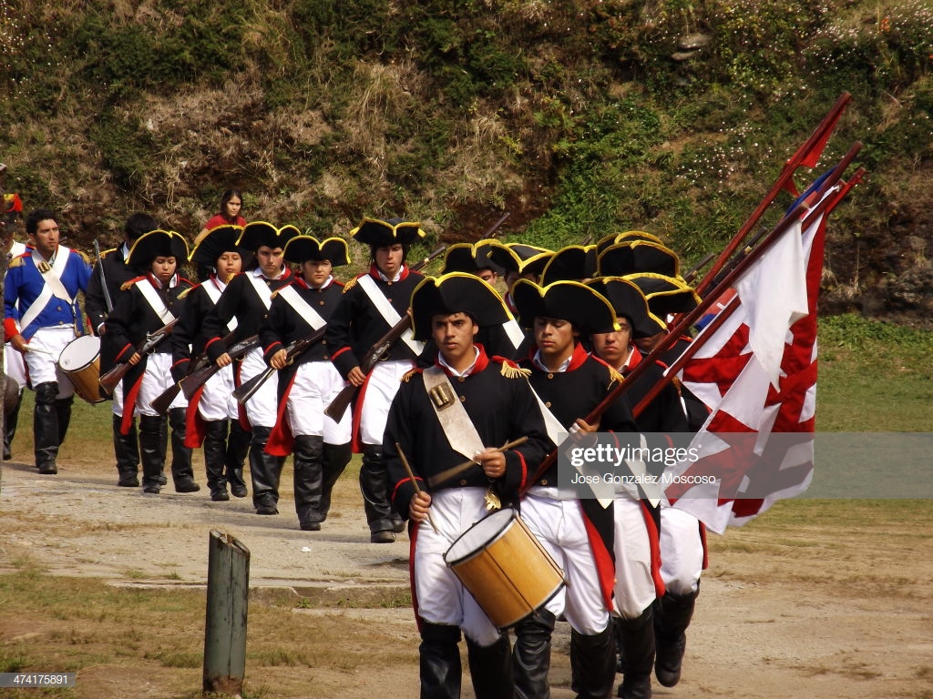 Content Recreation Spanish Royalist Troops March Set In