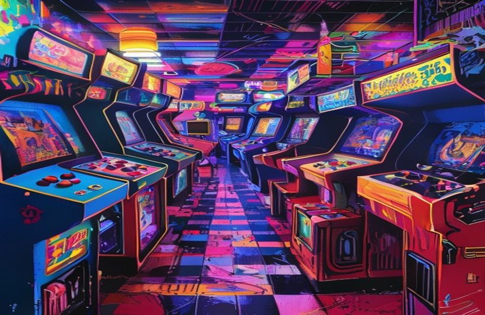 Classic Arcade Wallpaper
