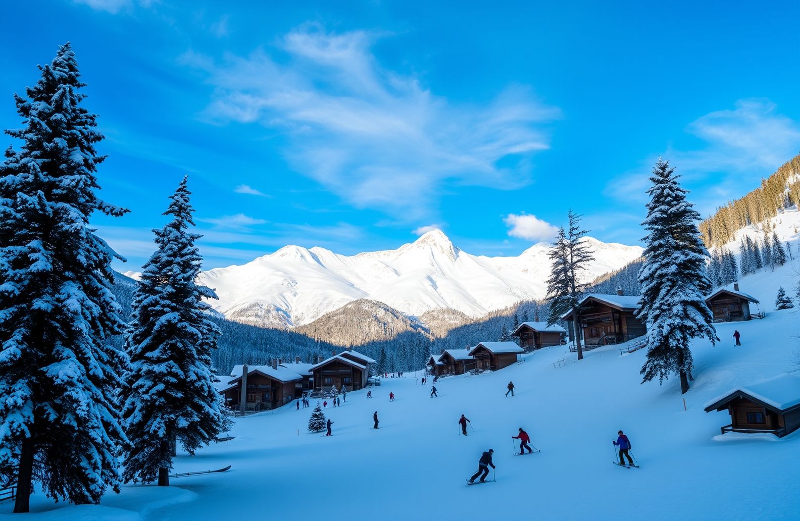 Ski Resort Wallpaper