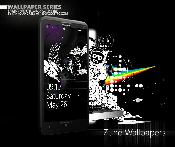 One Of The Official Windows Phone Zune Wallpaper For Your Smartphone