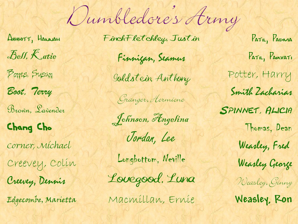 Dumbledore S Army Wallpaper